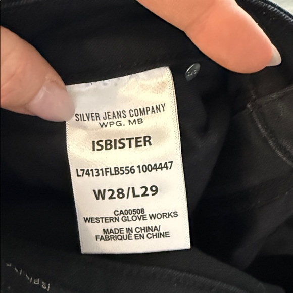 Silver Jeans Women's Dark Denim size 28 - Picture 4 of 10